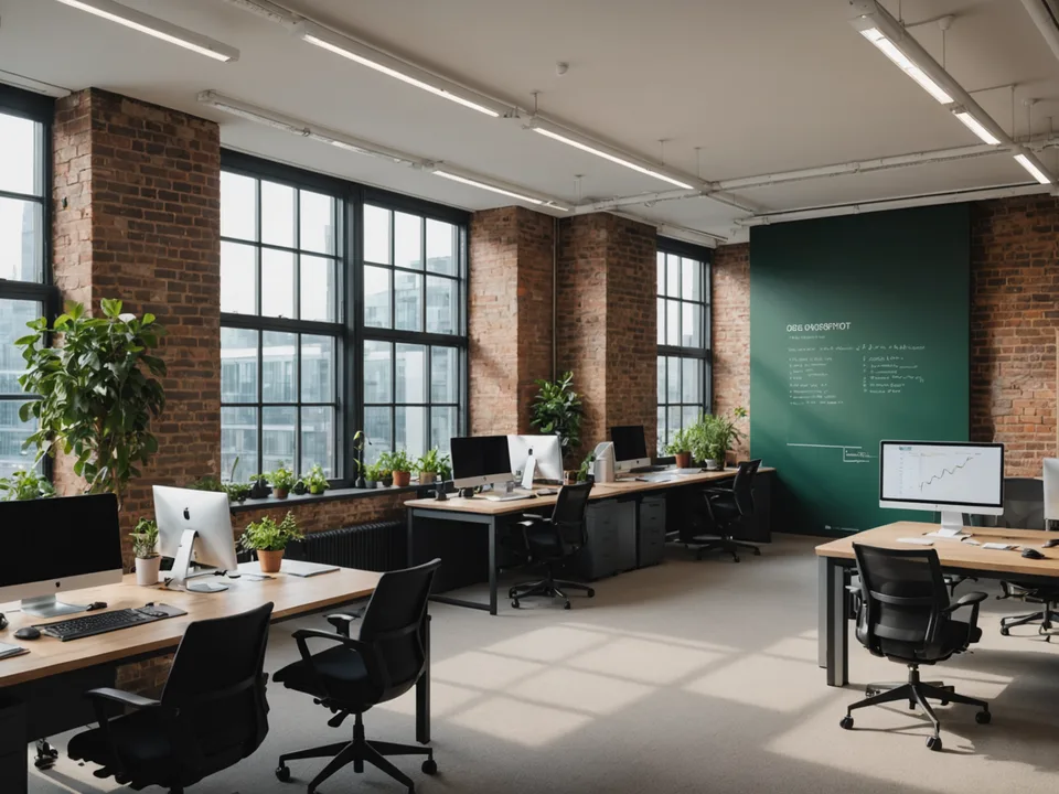 Finvise team at work in a London office